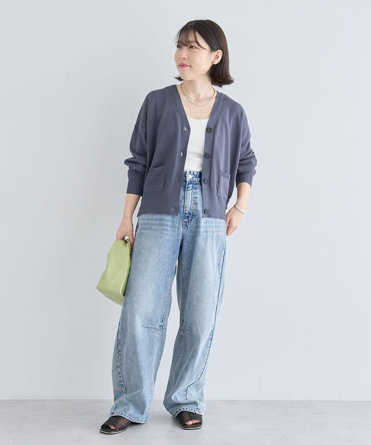 Green Parks「・ELENCARE DUE デニムバレルレッグパンツ」|デニム|