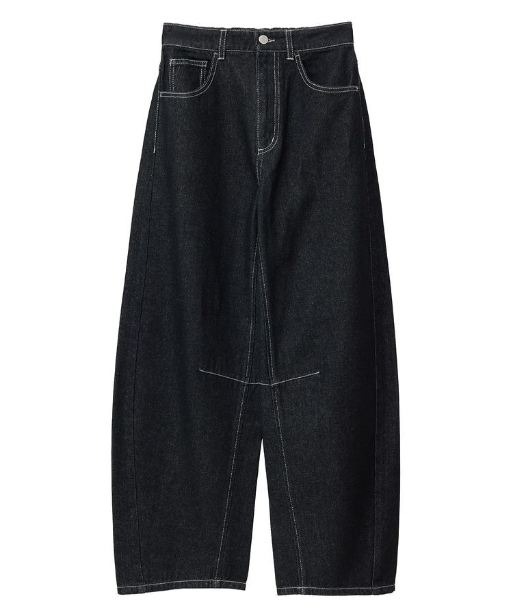 Green Parks「・ELENCARE DUE デニムバレルレッグパンツ」|デニム|