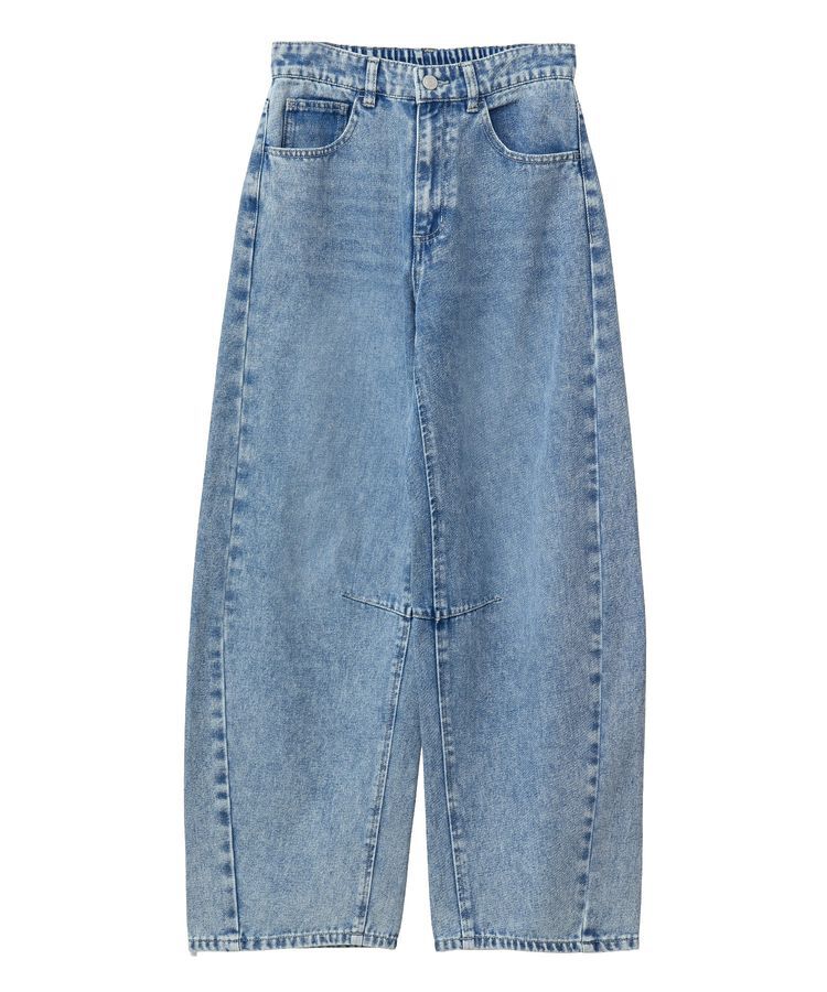 Green Parks「・ELENCARE DUE デニムバレルレッグパンツ」|デニム|