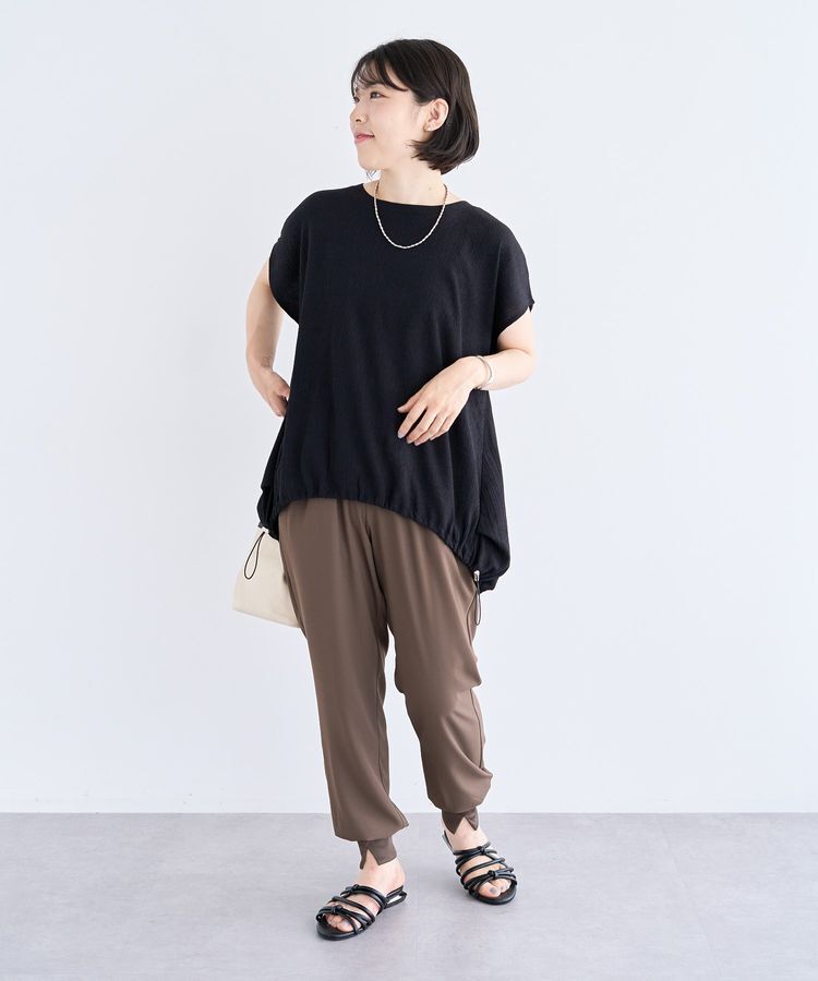 Green Parks「表面カット裾ドロストプルオーバー」|Tシャツ・カットソー|