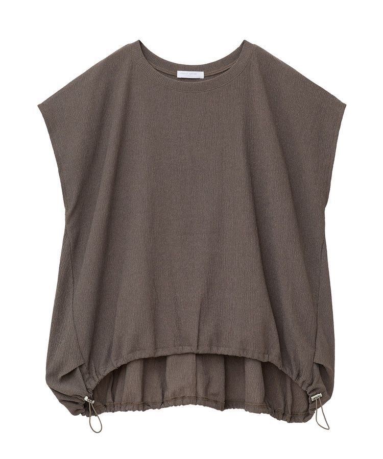 Green Parks「表面カット裾ドロストプルオーバー」|Tシャツ・カットソー|