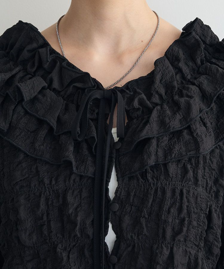 AnriettMusee「2WAYフリルブラウス」|シャツ・ブラウス|