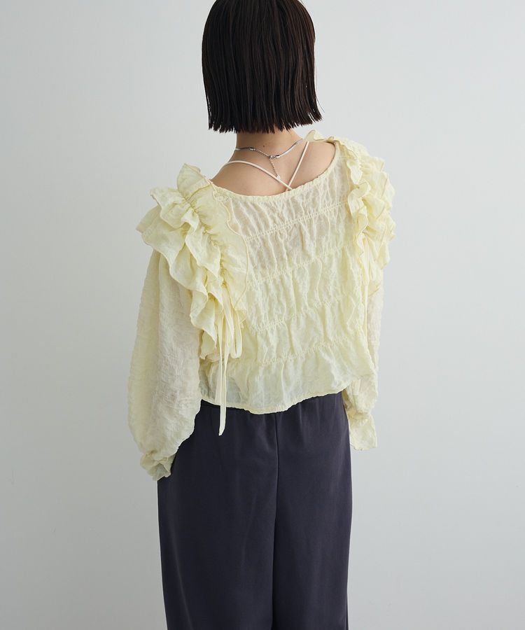 AnriettMusee「2WAYフリルブラウス」|シャツ・ブラウス|
