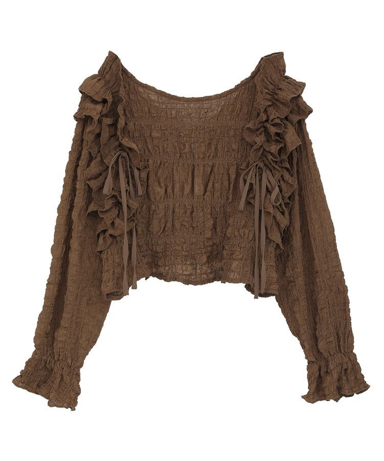 AnriettMusee「2WAYフリルブラウス」|シャツ・ブラウス|