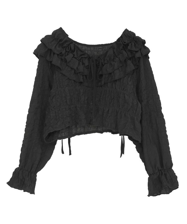 AnriettMusee「2WAYフリルブラウス」|シャツ・ブラウス|