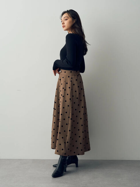 YECCA VECCA「クルーネックリブ編みニット」|ニット・セーター|