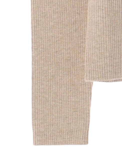 YECCA VECCA「クルーネックリブ編みニット」|ニット・セーター|