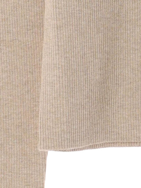 YECCA VECCA「クルーネックリブ編みニット」|ニット・セーター|