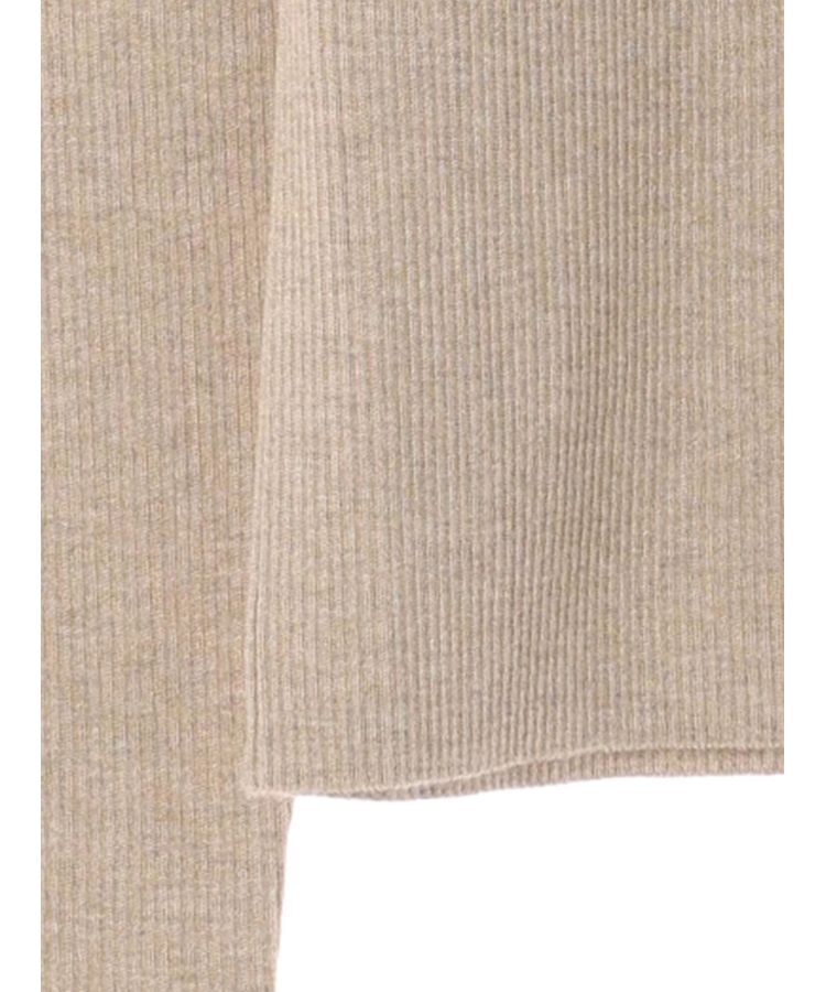 YECCA VECCA「クルーネックリブ編みニット」|ニット・セーター|