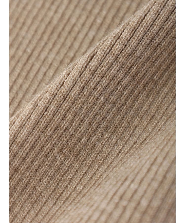 YECCA VECCA「クルーネックリブ編みニット」|ニット・セーター|