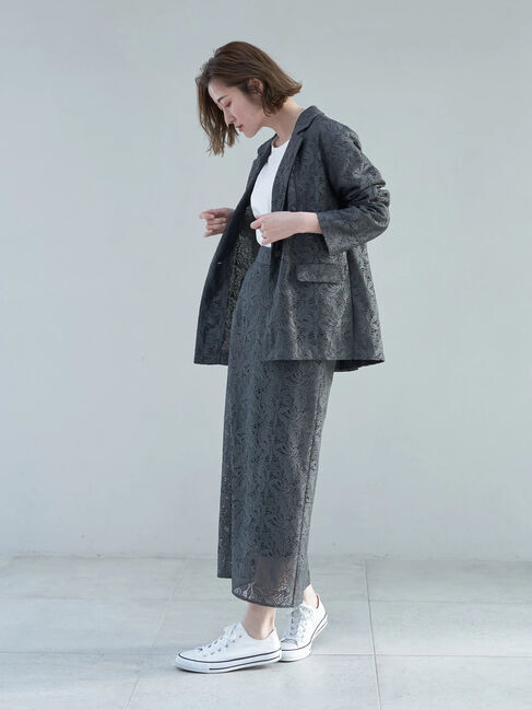 YECCA VECCA「レースロングナロースカート」|スカート|