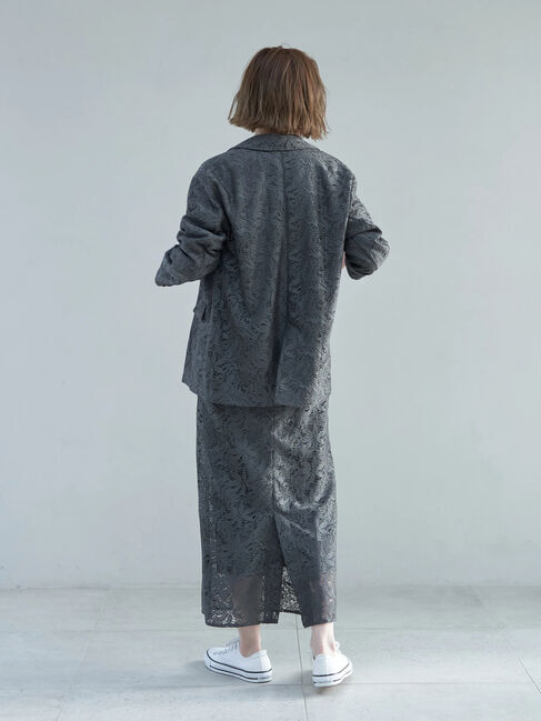 YECCA VECCA「レースロングナロースカート」|スカート|