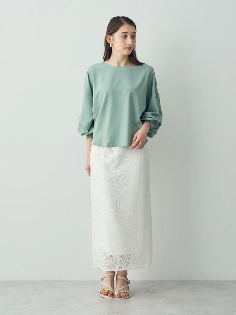 YECCA VECCA「レースロングナロースカート」|スカート|