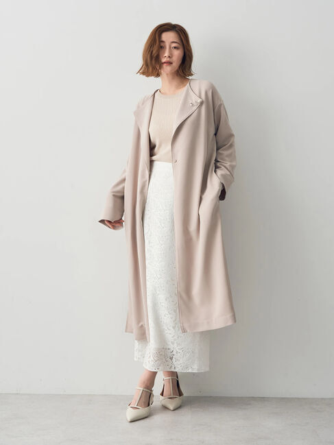 YECCA VECCA「レースロングナロースカート」|スカート|