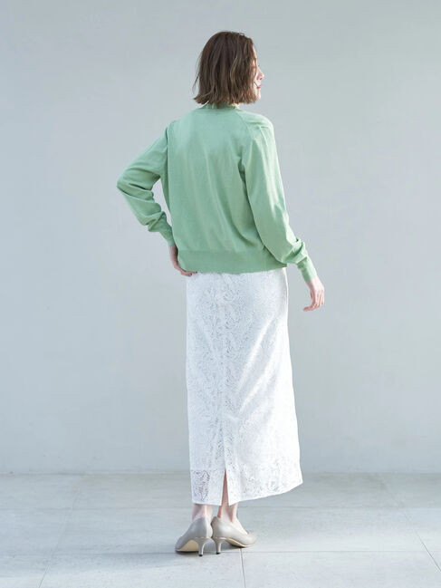 YECCA VECCA「レースロングナロースカート」|スカート|