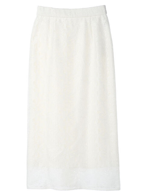 YECCA VECCA「レースロングナロースカート」|スカート|