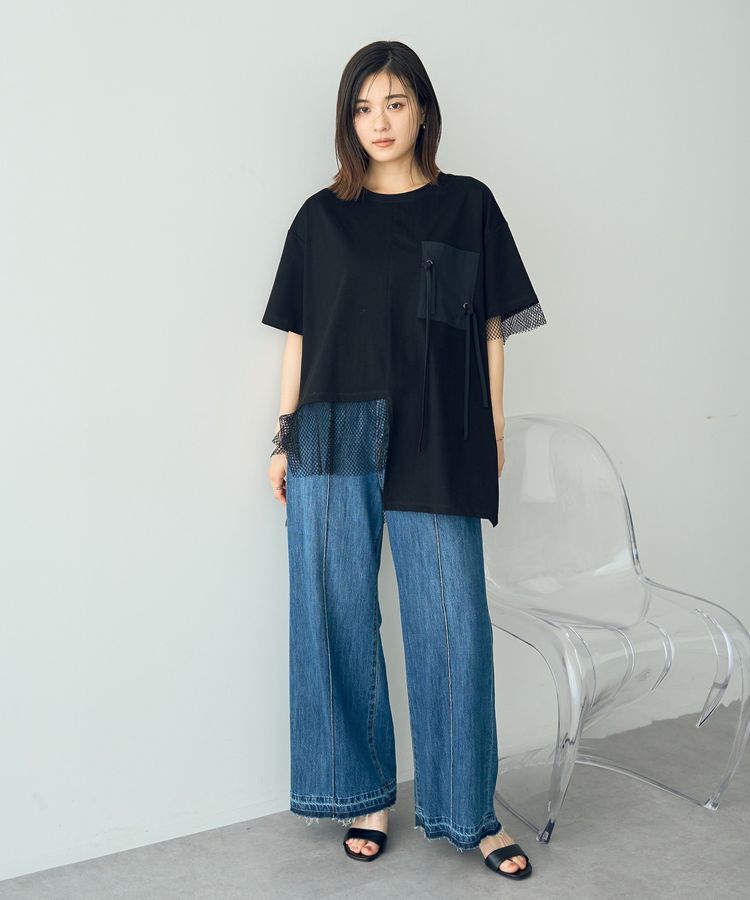 Editt by YECCA VECCA「<<追加>>ポケットアシメデザインTee②」|Tシャツ・カットソー|