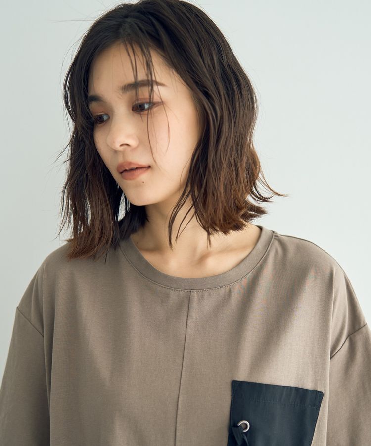 Editt by YECCA VECCA「<<追加>>ポケットアシメデザインTee②」|Tシャツ・カットソー|