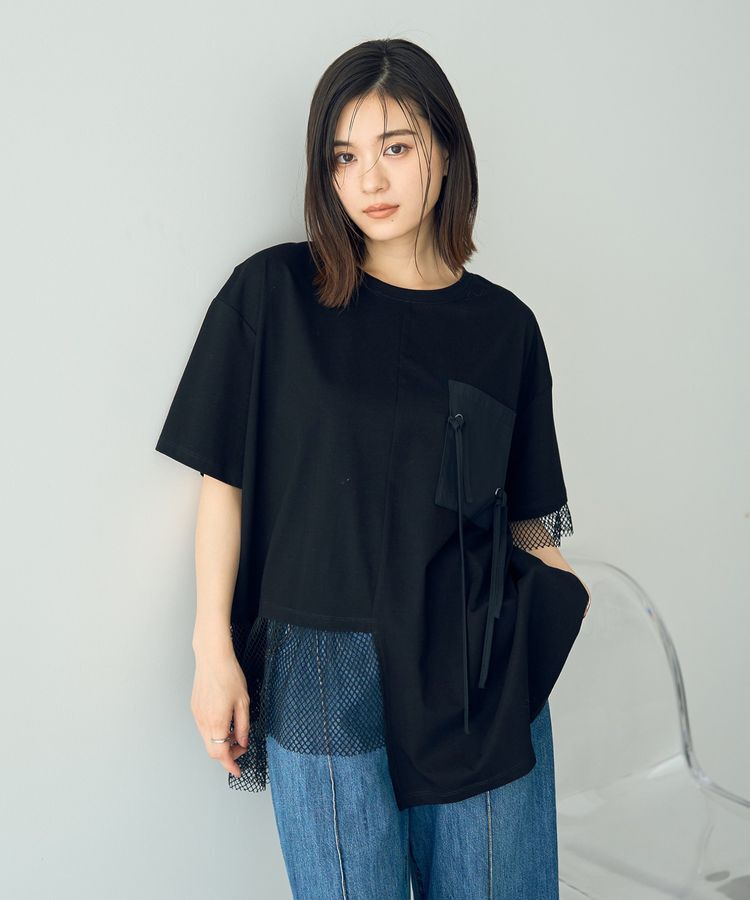 Editt by YECCA VECCA「<<追加>>ポケットアシメデザインTee②」|Tシャツ・カットソー|