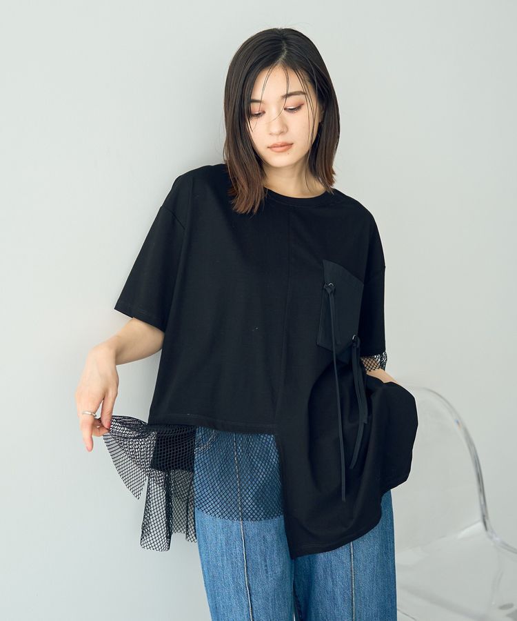 Editt by YECCA VECCA「<<追加>>ポケットアシメデザインTee②」|Tシャツ・カットソー|