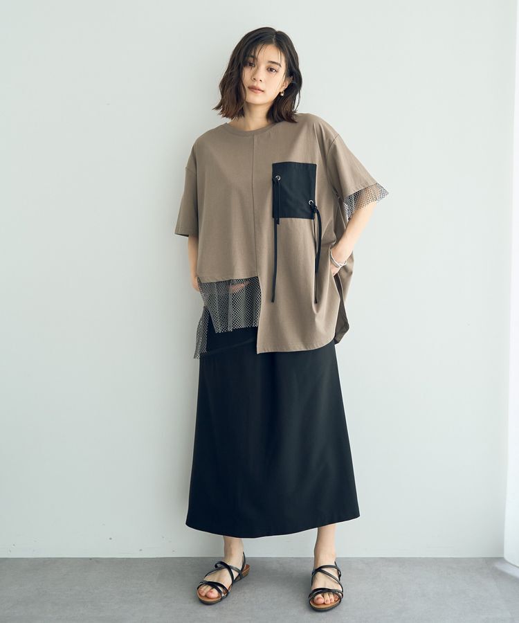 Editt by YECCA VECCA「<<追加>>ポケットアシメデザインTee②」|Tシャツ・カットソー|