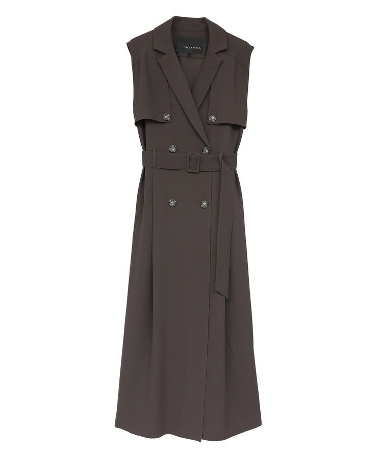 YECCA VECCA「UVカットトレンチジレワンピース」|ワンピース|