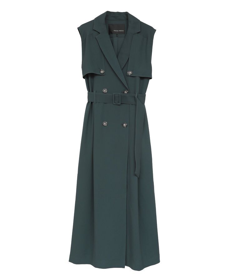 YECCA VECCA「UVカットトレンチジレワンピース」|ワンピース|