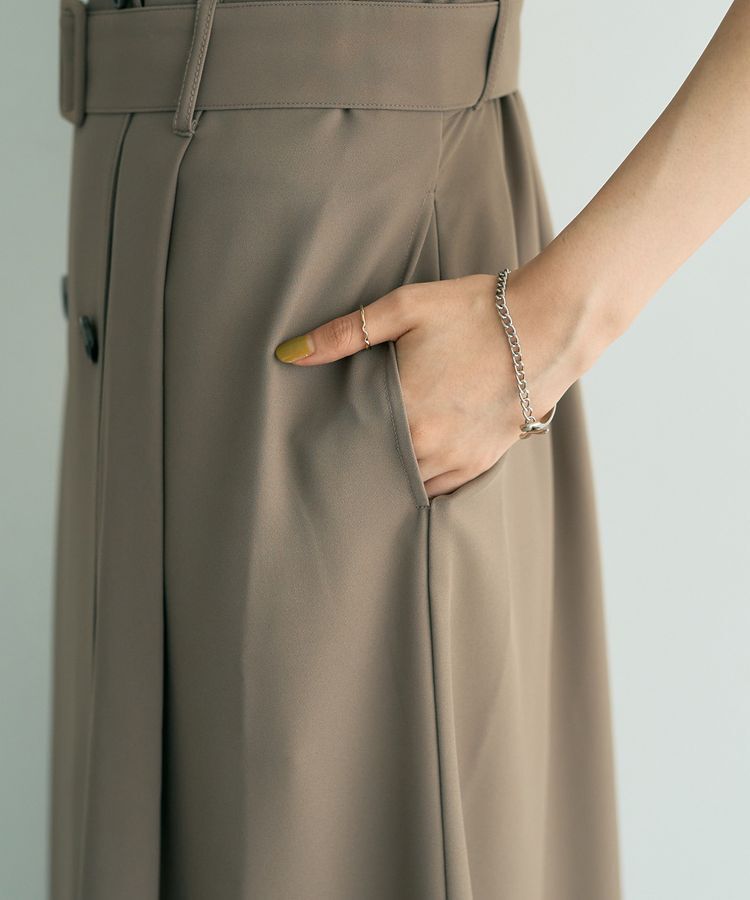 YECCA VECCA「UVカットトレンチジレワンピース」|ワンピース|