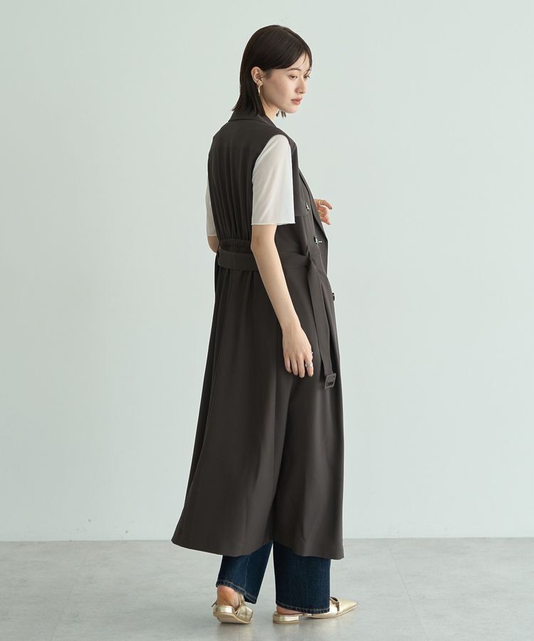 YECCA VECCA「UVカットトレンチジレワンピース」|ワンピース|