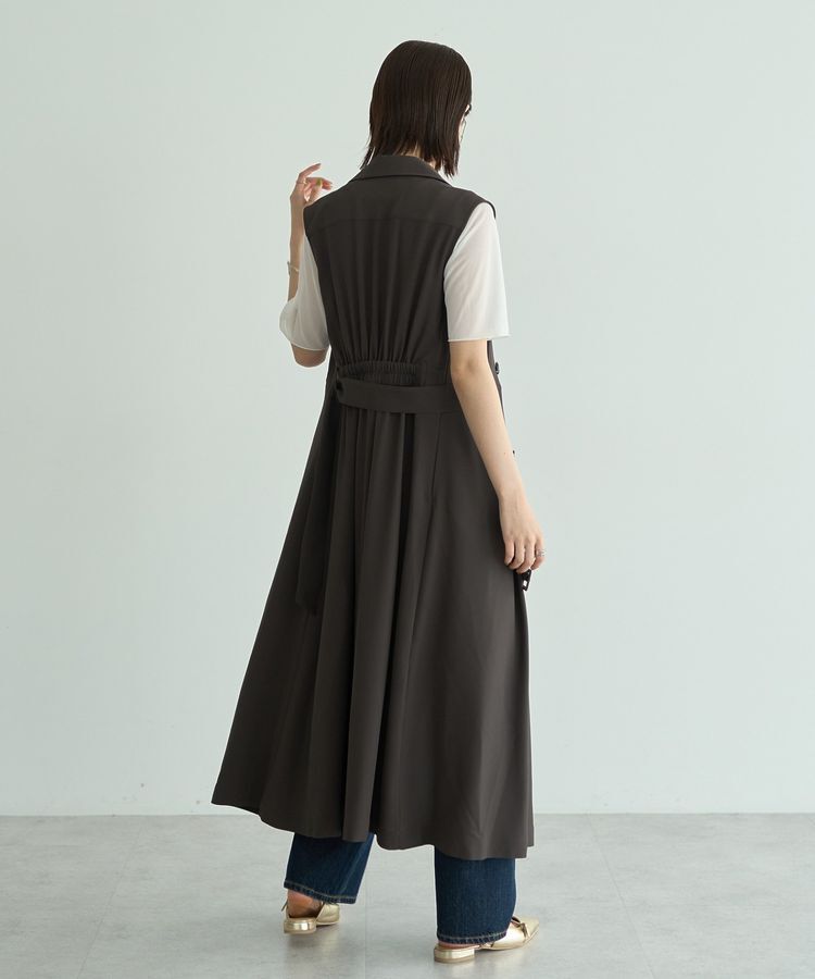 YECCA VECCA「UVカットトレンチジレワンピース」|ワンピース|