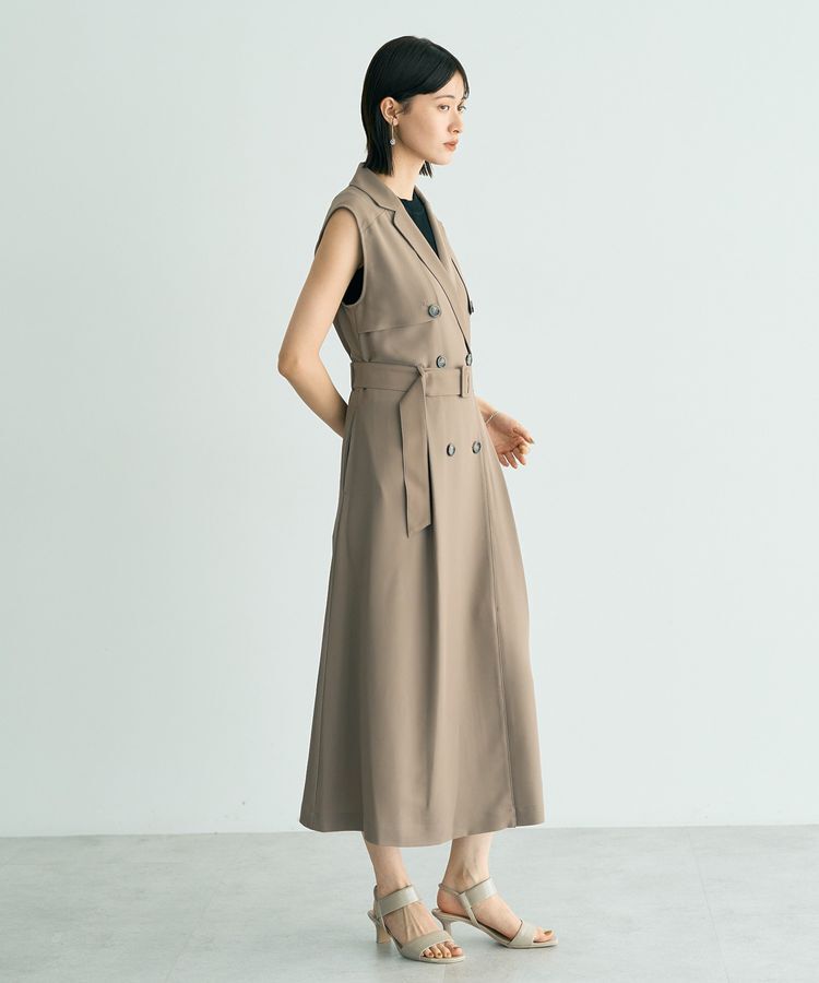 YECCA VECCA「UVカットトレンチジレワンピース」|ワンピース|