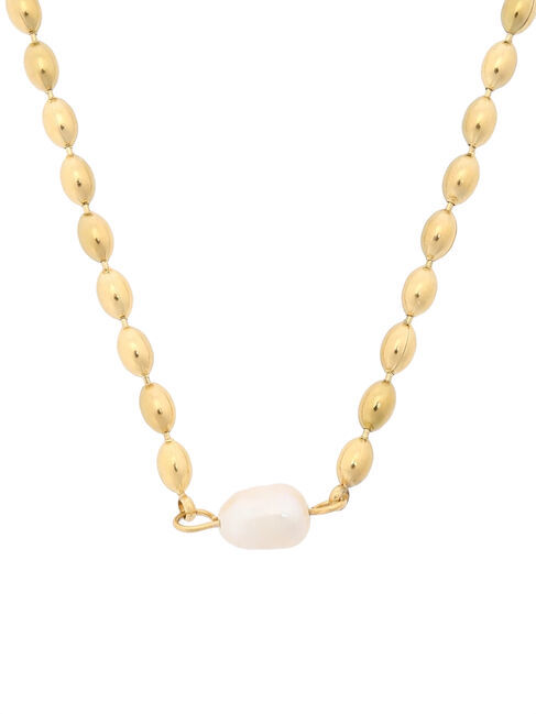 GARAGE OF GOOD CLOTHING「ウォーターパール&times;ボールチェーンネックレス」|ネックレス|