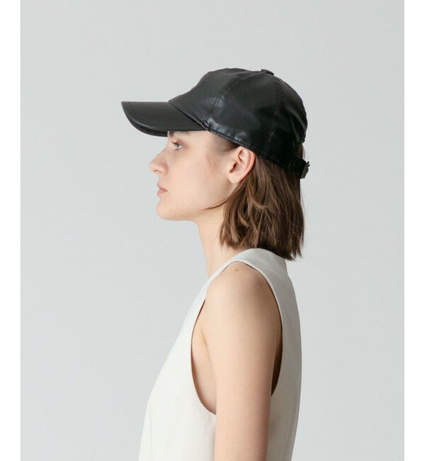 allureville「【GRILLO(グリーロ)】 ECO LEATHER CAP」|キャップ・キャスケット|
