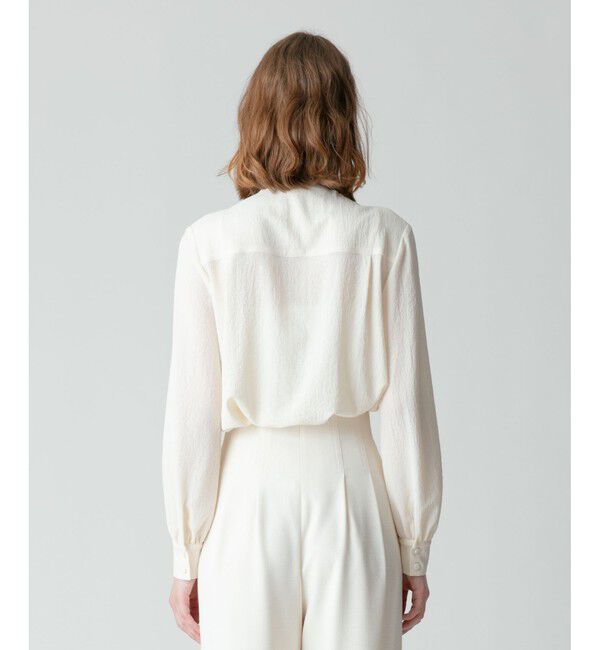 allureville「スムージーリップスカーフネックブラウス」|シャツ・ブラウス|