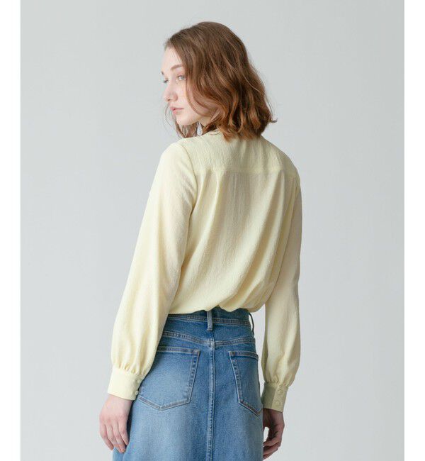 allureville「スムージーリップスカーフネックブラウス」|シャツ・ブラウス|