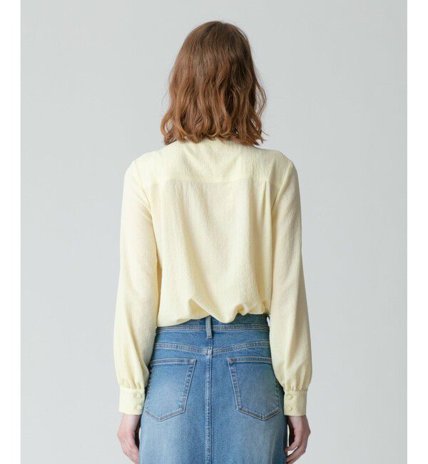 allureville「スムージーリップスカーフネックブラウス」|シャツ・ブラウス|