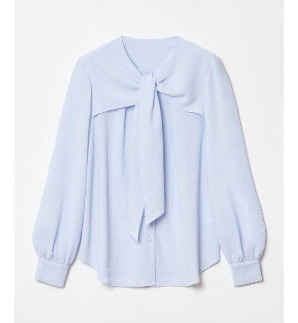 allureville「スムージーリップスカーフネックブラウス」|シャツ・ブラウス|