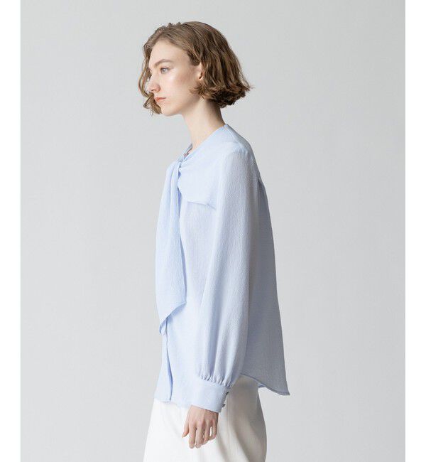 allureville「スムージーリップスカーフネックブラウス」|シャツ・ブラウス|