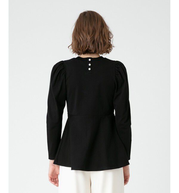 LOULOU WILLOUGHBY「【LOULOU WILLOUGHBY】ペプラムプルオーバー」|Tシャツ・カットソー|