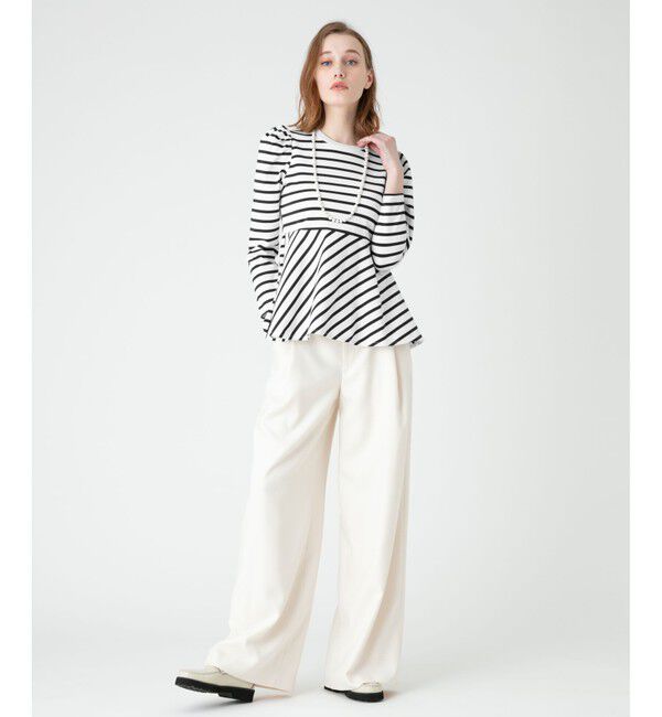 LOULOU WILLOUGHBY「【LOULOU WILLOUGHBY】ペプラムプルオーバー」|Tシャツ・カットソー|