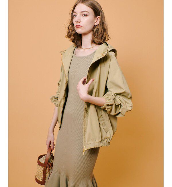 allureville「ミドルフーディーブルゾン」|ブルゾン・スタジャン|