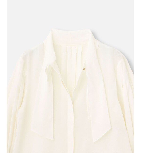 allureville「キュプラコットンスカーフタイブラウス」|シャツ・ブラウス|