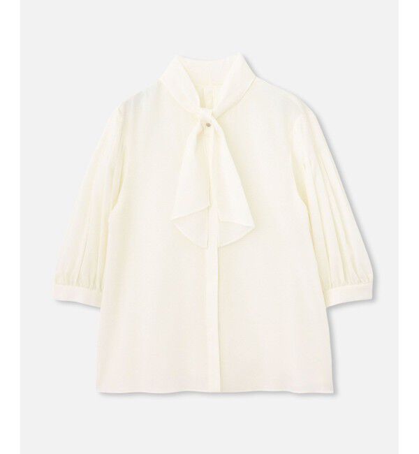 allureville「キュプラコットンスカーフタイブラウス」|シャツ・ブラウス|