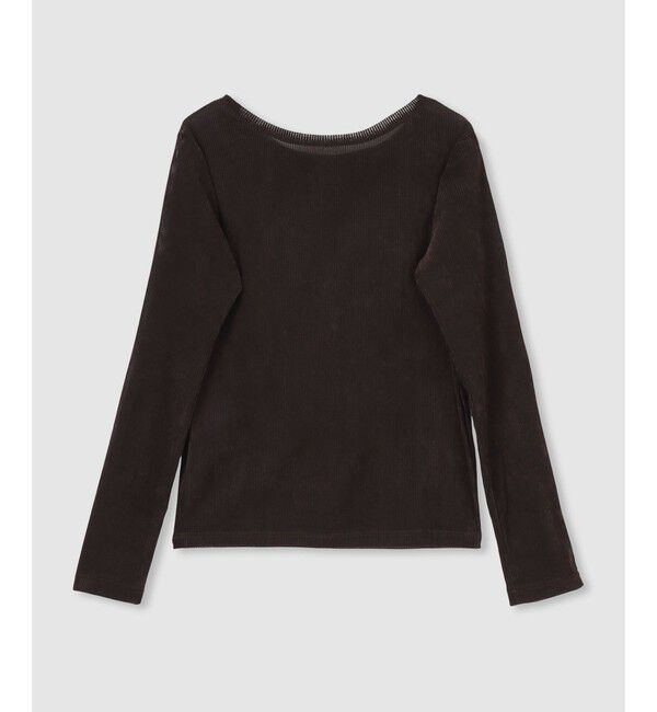 allureville「シアーストライプロンT」|Tシャツ・カットソー|