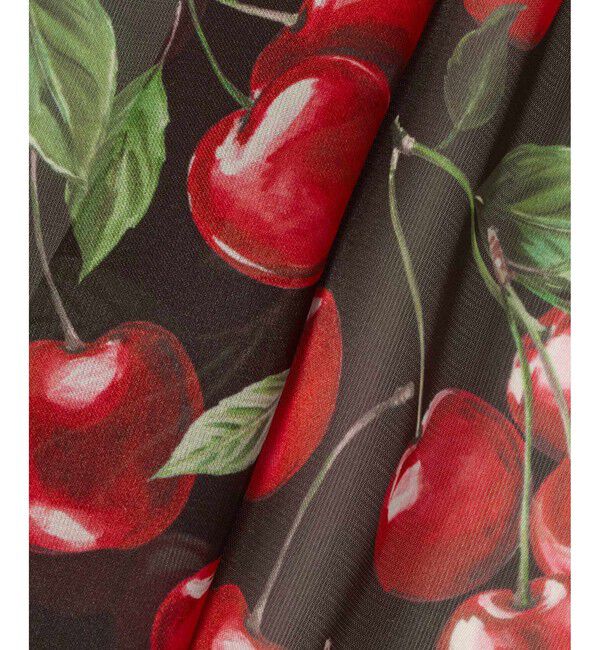 LOULOU WILLOUGHBY「WEB限定【LOULOU WILLOUGHBY】LISAチェリープリント ボウタイブラウス」|シャツ・ブラウス|