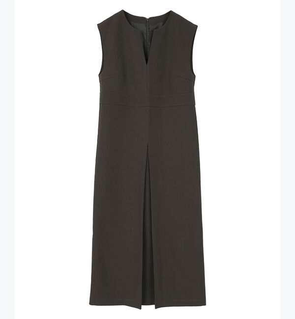 ur's「キーネックフロントタックジャンパースカート」|ワンピース|