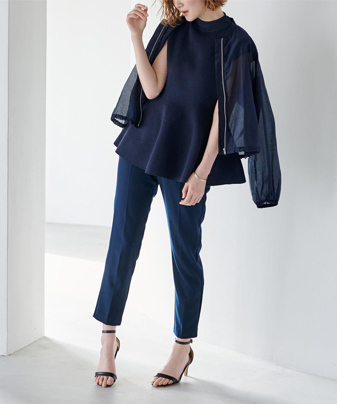 ur's「ドローストリングシアーブルゾン」|ブルゾン・スタジャン|