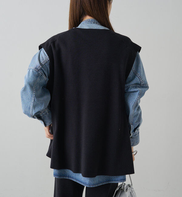  「ミラノリブニットベスト」|ニット・セーター|