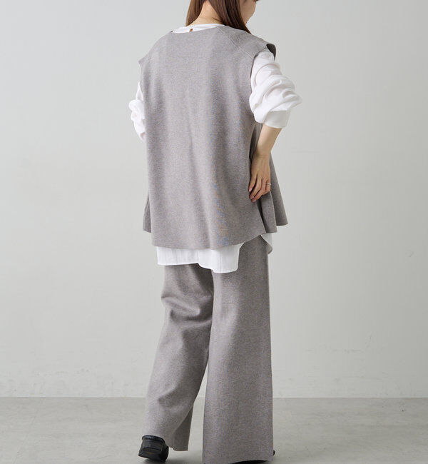  「ミラノリブニットベスト」|ニット・セーター|