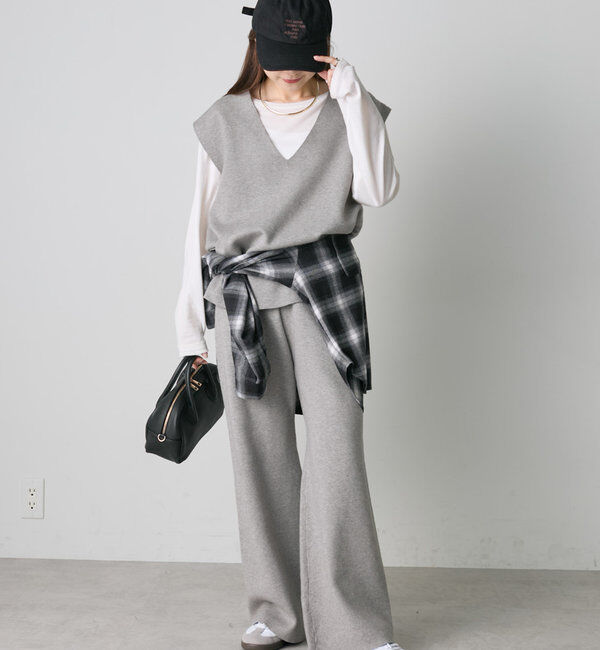  「ミラノリブニットベスト」|ニット・セーター|